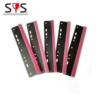 太阳能光伏玫红色碳纤维单边刮胶SPS-AS-SL 高寿命 降低湿重 减少断栅